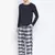 Restful multicolor brush check men nightwear pajama