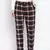 Tasser black brush check men niughtwear pajama