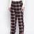 Tasser black brush check men niughtwear pajama