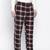 Tasser black brush check men niughtwear pajama