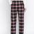 Tasser black brush check men niughtwear pajama