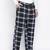 Navy real blue brush check men nightwear pajama
