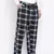 Navy real blue brush check men nightwear pajama