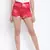 Attractive red floral print women nightwear Shorts
