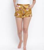 Delightful floral print women nightwear short