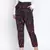 Flwerous black elsticated women pant
