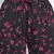 Flwerous black elsticated women pant