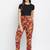 Frizzle floral print women casual Elasticated pant