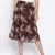 Loco lour  brownish floral print women skirt