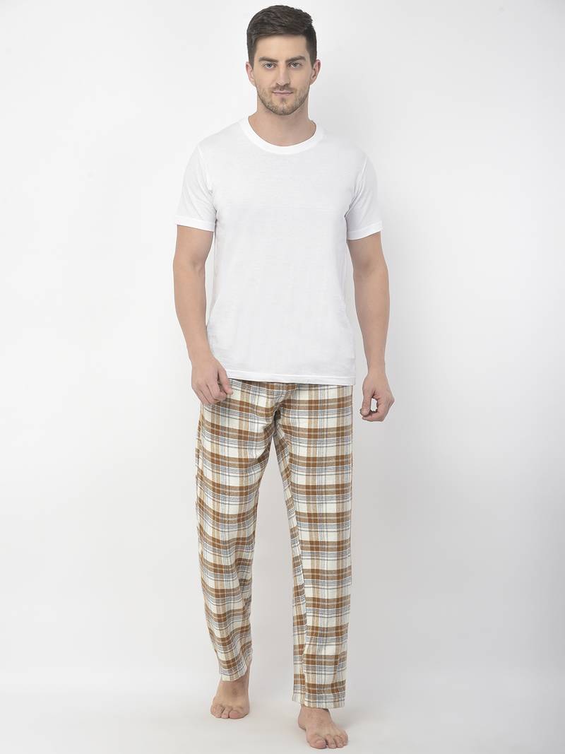 Ben brown brush check men nightwear pajama