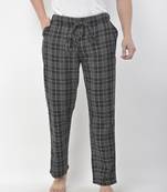 Dreamy black brush check men nightwear pajama