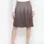 Oxolloxo Warmed solid brown color with lining woolen women skirt