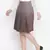 Oxolloxo Warmed solid brown color with lining woolen women skirt