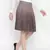 Oxolloxo Warmed solid brown color with lining woolen women skirt