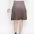 Oxolloxo Warmed solid brown color with lining woolen women skirt