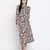 Bombshell floral print casual women dress