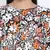 Bombshell floral print casual women dress