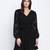 Elegant Black tie knot women dress