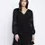 Elegant Black tie knot women dress