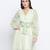 Garden green elasticated tie knot women dress