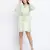Garden green elasticated tie knot women dress