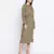 Belle solid Khaki smoked women dress