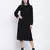 Rogger Black smocked up women dress