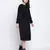 Rogger Black smocked up women dress