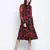 Rosebud button down women dress