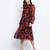 Rosebud button down women dress