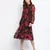 Rosebud button down women dress