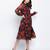 Rosebud button down women dress