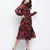 Rosebud button down women dress