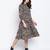 Razzle dazzle jaguar print women dress