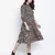 Razzle dazzle jaguar print women dress