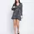 Piebald polka dot women casual dress