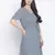 Bang on blue women wrap dress
