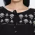 Glamour Black embroidery  fashion women dress