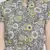 Vober color mesh floral print women dress