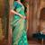 Light green woven banarasi silk saree with blouse