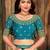 Light green woven banarasi silk saree with blouse