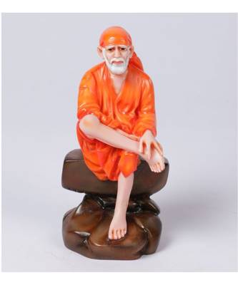 Orange Marble Sai Baba Big Idol by Gallery99 2