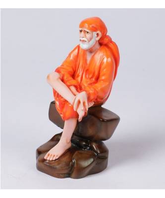 Orange Marble Sai Baba Big Idol by Gallery99 4