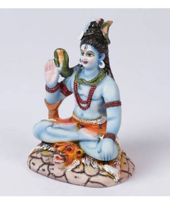 Blue Resin Shiva Ji Idol by Gallery99 4