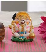 Yellow Marble Panchmukhi Hanuman Ji Idol by Gallery99
