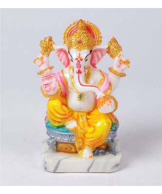 Blue Marble Kanha Ji With Flute Idol by Gallery99 6