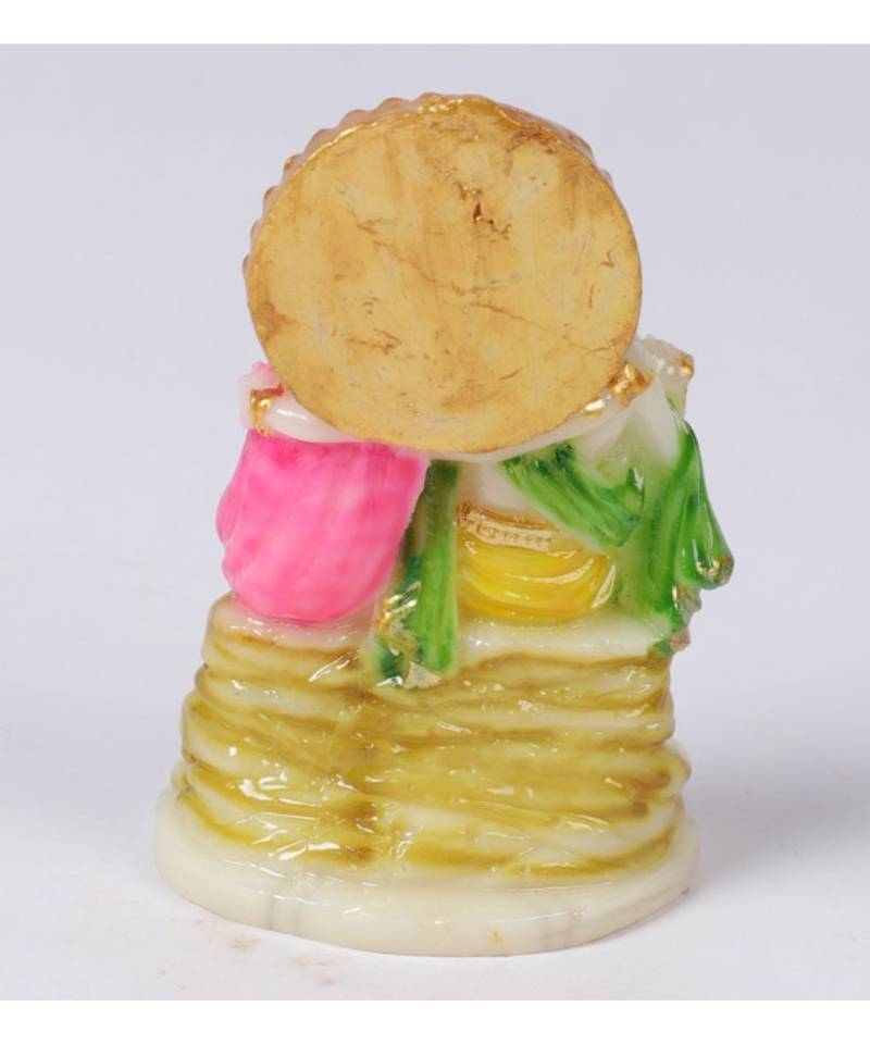 Yellow Marble Radha Krishna Idol by Gallery99