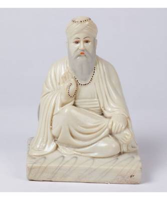 Cream Marble Guru Nanak Ji Idol by Gallery99 2