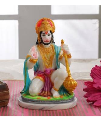 White Marble Hanuman Ji Idol by Gallery99 1
