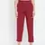 Maroon plain polyester trousers